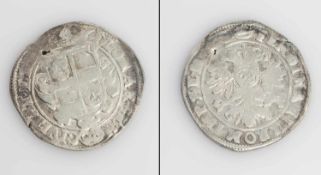 Gulden zu 28 Stüber Stadt Emden um 1650, Ferdinand III. (1637-1657), Silber, ss