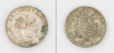 1 Thaler Hannover 1848 A, Ernst August (1837-1851), Silber, G. 22,16g