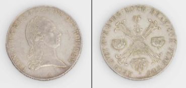 Kronentaler Österreich Habsburg 1793, Franz II., Silber, 29,6g
