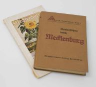 2 Reiseführer "Wanderführer durch Mecklenburg", Limpert Verlag 1936 und "Mecklenburg Reiseführer -