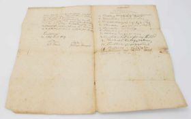 Brief/ Bekanntmachung Ernstburg/ Ostpreussen 1819