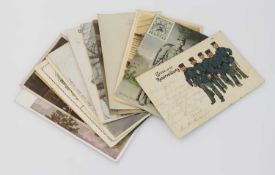 Lot Postkarten vorwiegend Propagandakarten I. Weltkrieg
