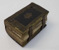 Bibel "Tschechische Bibel - Altes und Neues Testament", W.Budjnè 1841, Ledereinband mit
