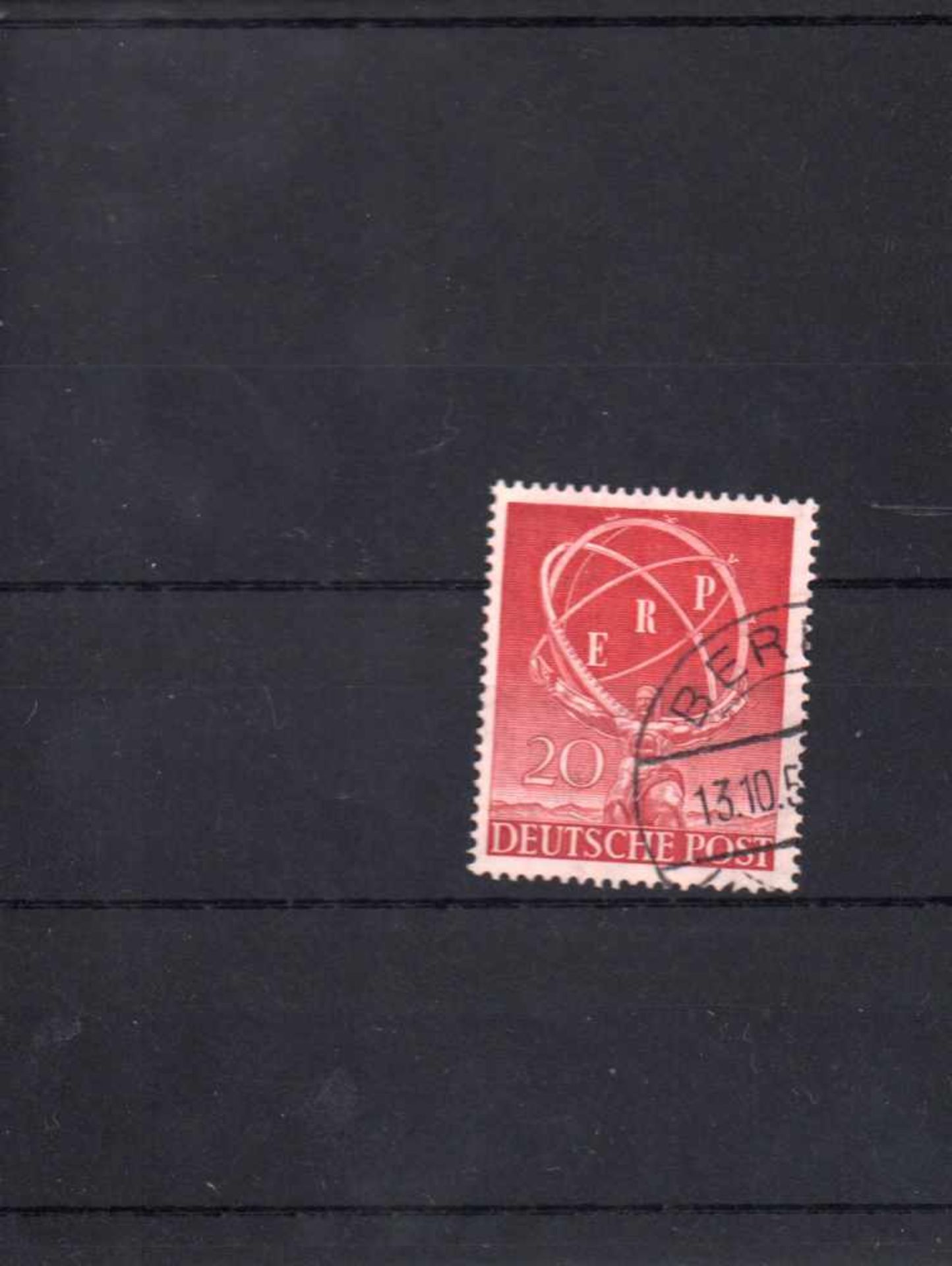 Briefmarken West-Berlin 1950, Michel Nr. 71, gestempelt