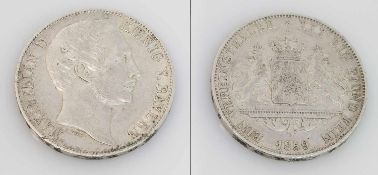 Vereinsthaler Bayern 1859, Maximilian II., Silber, G. 18,50g