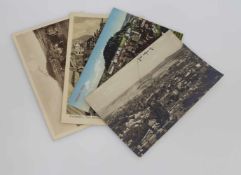 4 Ansichtskarten Pößneck/ Thüringen ab ca. 1910, verschiedene Motive