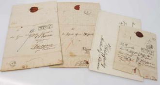 Posten Briefe div. Briefe aus Ostpreussen, um 1850
