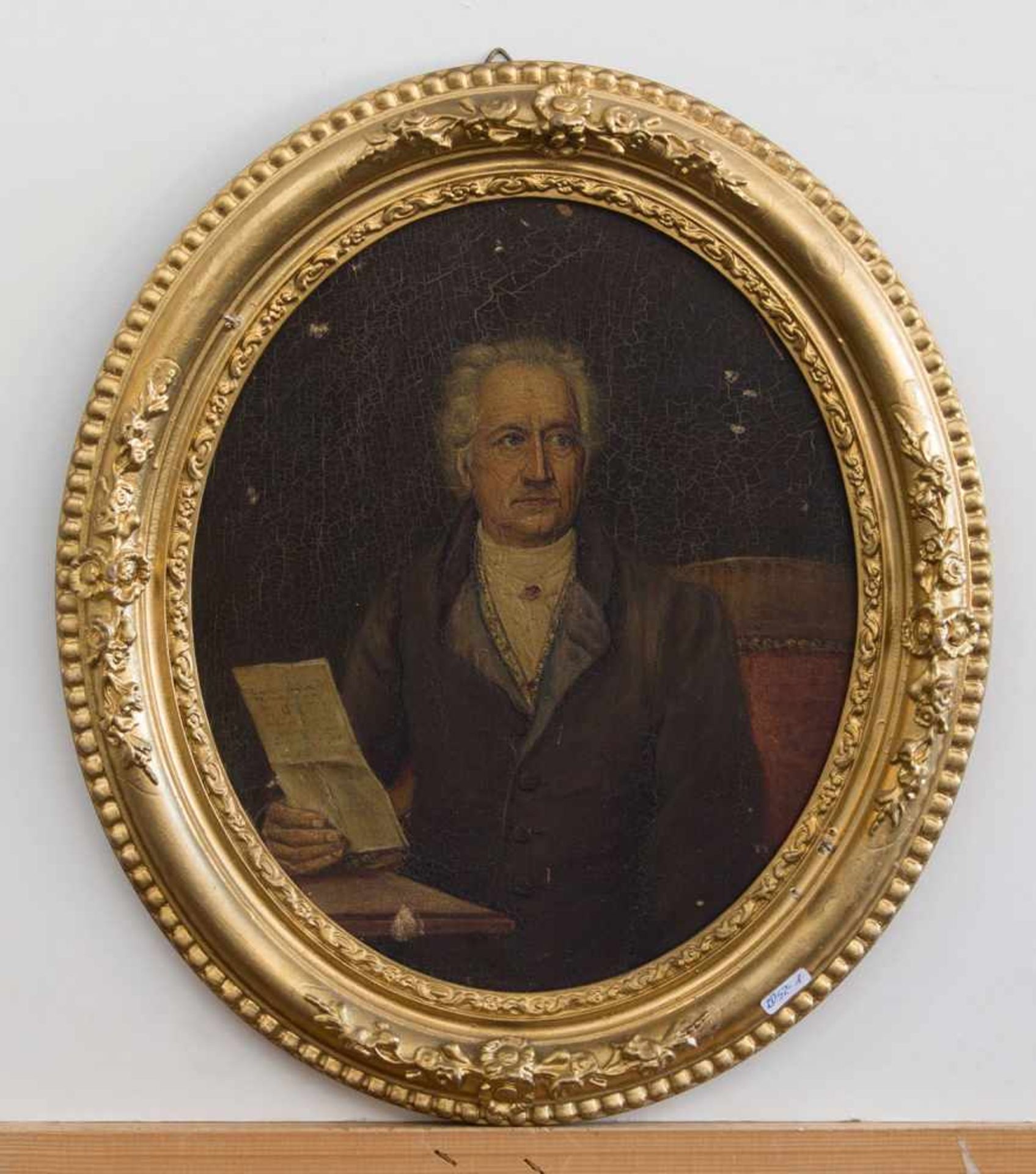 Kopist (Kopist des ausgehenden 19. Jh.) Goetheportrait (nach Josef Karl Stieler, 1828) Öl/ Holz,