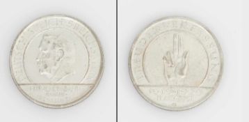 5 Reichsmark Weimarer Republik 1929 G, 10 Jahre Weimarer Verfassung, Silber