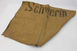 Kartoffelsack Aufschrift MGG-Schwerin um 1930er Jahre