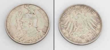 2 Mark Preussen 1901, 200 Jahrfeier, Silber