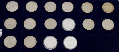 16 x 10 Euro BRD, verschiedene Jahrgänge und Anlässe, Nominal 160,- ?, uncirculiert