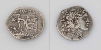 AR Tetradrachme Griechenland, Makedonien, Odessos Alexander III. "Der Große" 336-323 v.Chr.,