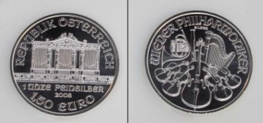 1,5 Euro Österreich 2008, Wiener Philharmoniker, 1 Unze FS