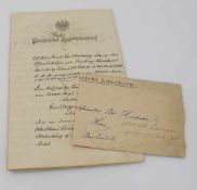 Preussischer Hypothekenbrief Lüneburg 1913