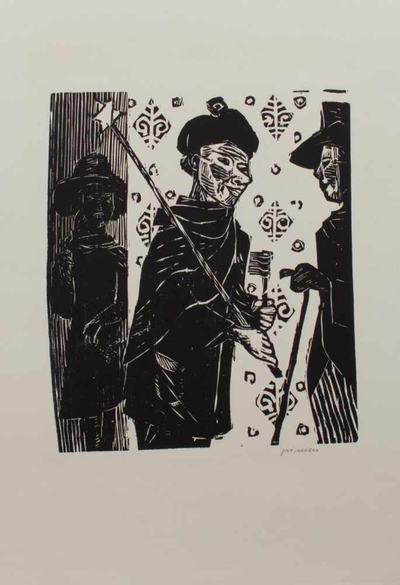 Wilhelm Grimm (Eberstadt 1904 - 1986 Hamburg, deutscher Maler u. Grafiker, Std. a.d. Werkkunstschule