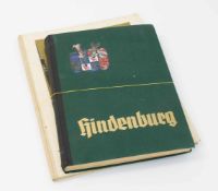 2 Bücher Paul v. Hindenburg Zigarettenbilderalbum "Hindenburg", Sturm-Zigarettenfabrik-Dresden/ 1934