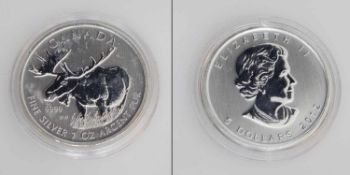 5 Dollar Canada 2012, Elch, 1 Unce FS