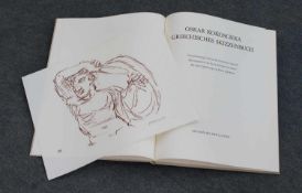 Oskar Kokoschka "Griechisches Skizzenbuch", Georg Theodor Ganslmayr 1970, Vorzugsausgabe in 100