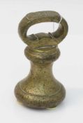 englisches Glockengewicht Bronze mit Handhabe, 4 lb (1801g), Herstellerbezeichnung Parnall & Sons
