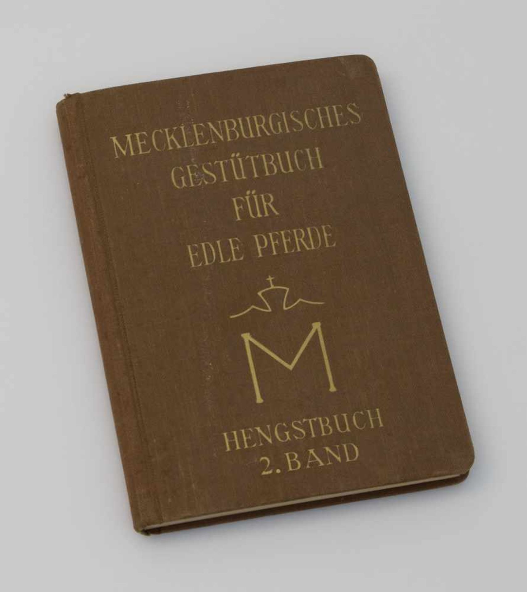 Dr. Viergutz (Hrsg.) "Mecklenburgisches Gestütbuch für edle Pferde" - Hengstbuch II. Bd. 1895-