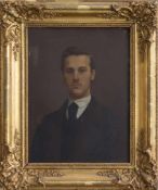 Unbekannt (Portraitmaler d. 2. Hälfte d. 19. Jh.) Portrait eines jungen Herren (um 1880) Öl/