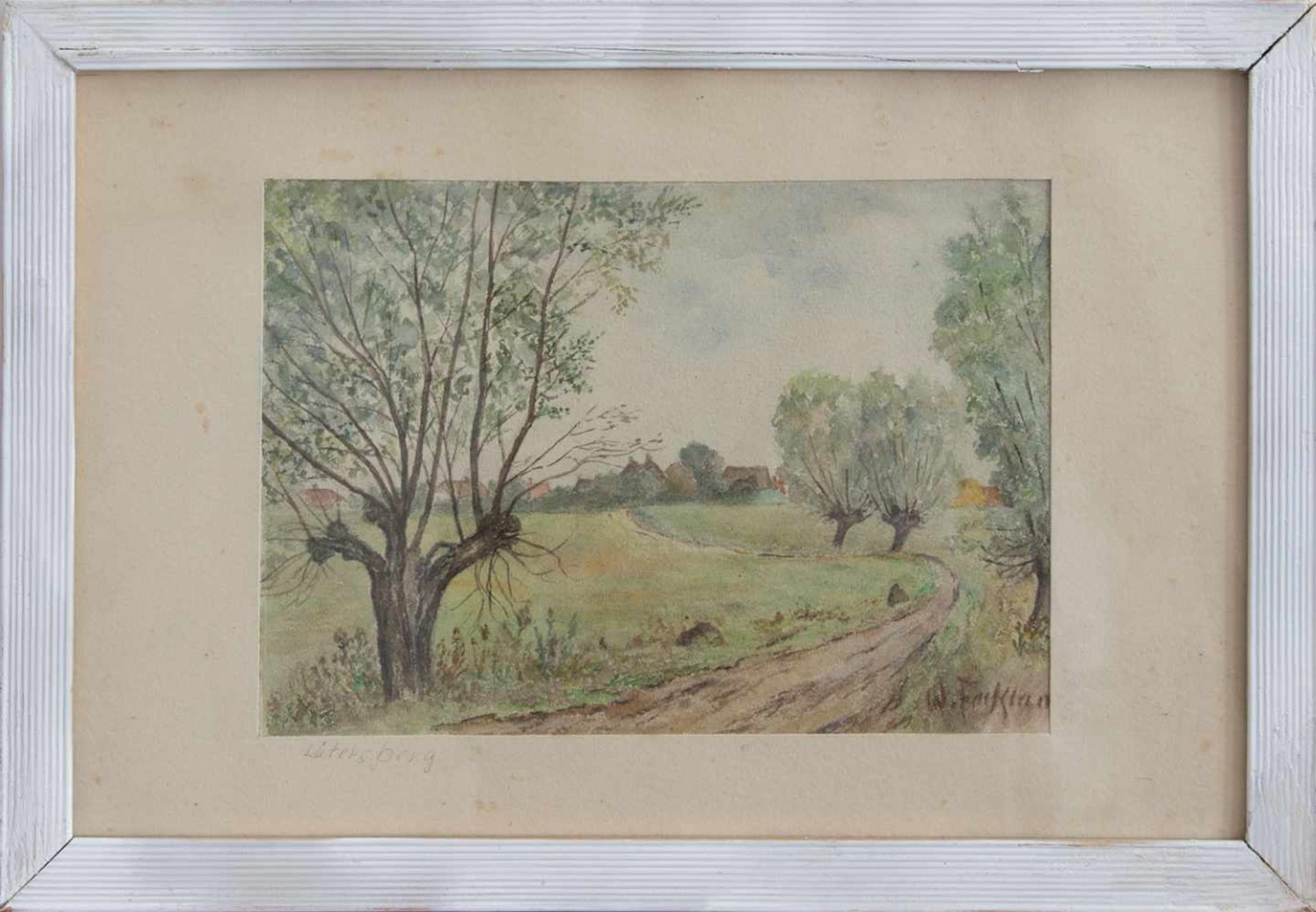 Wilhelm Facklam (Upahl 1883 - 1972 Winkelhaid, deutscher Landschaftsmaler u. Zeichner, Std. a.d.