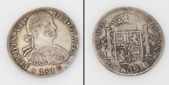 8 Reales Spanien 1810, Ferdinand VII., Silber