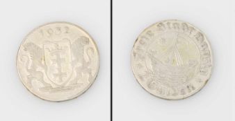 2 Gulden Danzig 1932, ss