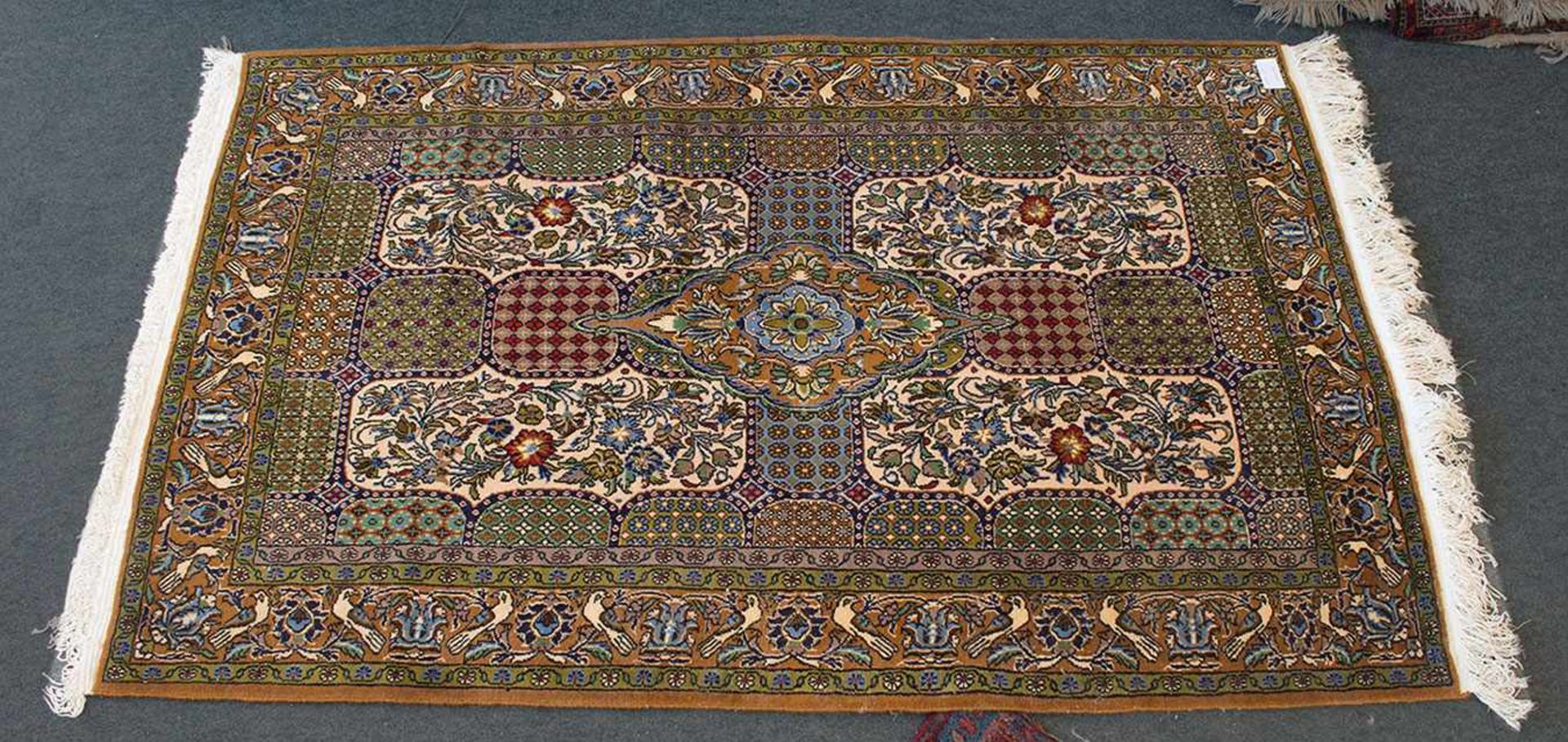 Teppich Ghoum/ Iran, handgeknüpft, Wolle, 163 x 108 cm