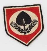 Emblem RAD III. Reich, großes Emblem für den Sportanzug, gewebt