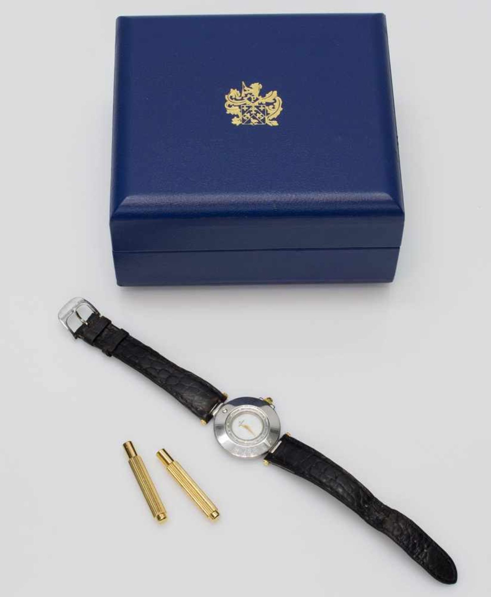 Damenarmbanduhr Jaeger LeCoultre, Carnet de Rendez-Vous, Reverenz 421.5.09 um 2000, Stahl mit