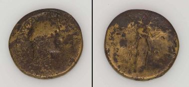 AE Sesterz Römisches Reich 138 -161 n.Chr., Antonius Pius