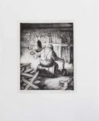 Andreas Paul Weber (Arnstadt 1893 - 1980 Schretstaken, deutscher Lithograph, Zeichner u. Maler,