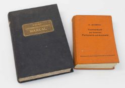 2 Pharmazeutische Fachbücher Eugen Dieterich "Neues Pharmazeutisches Manual", Berlin 1919/ H.