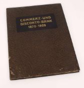 Herausgeber "Commerz- und Disconto-Bank 1870-1920", Rotophot AG Berlin, o.J.(1920), 37 Seiten mit