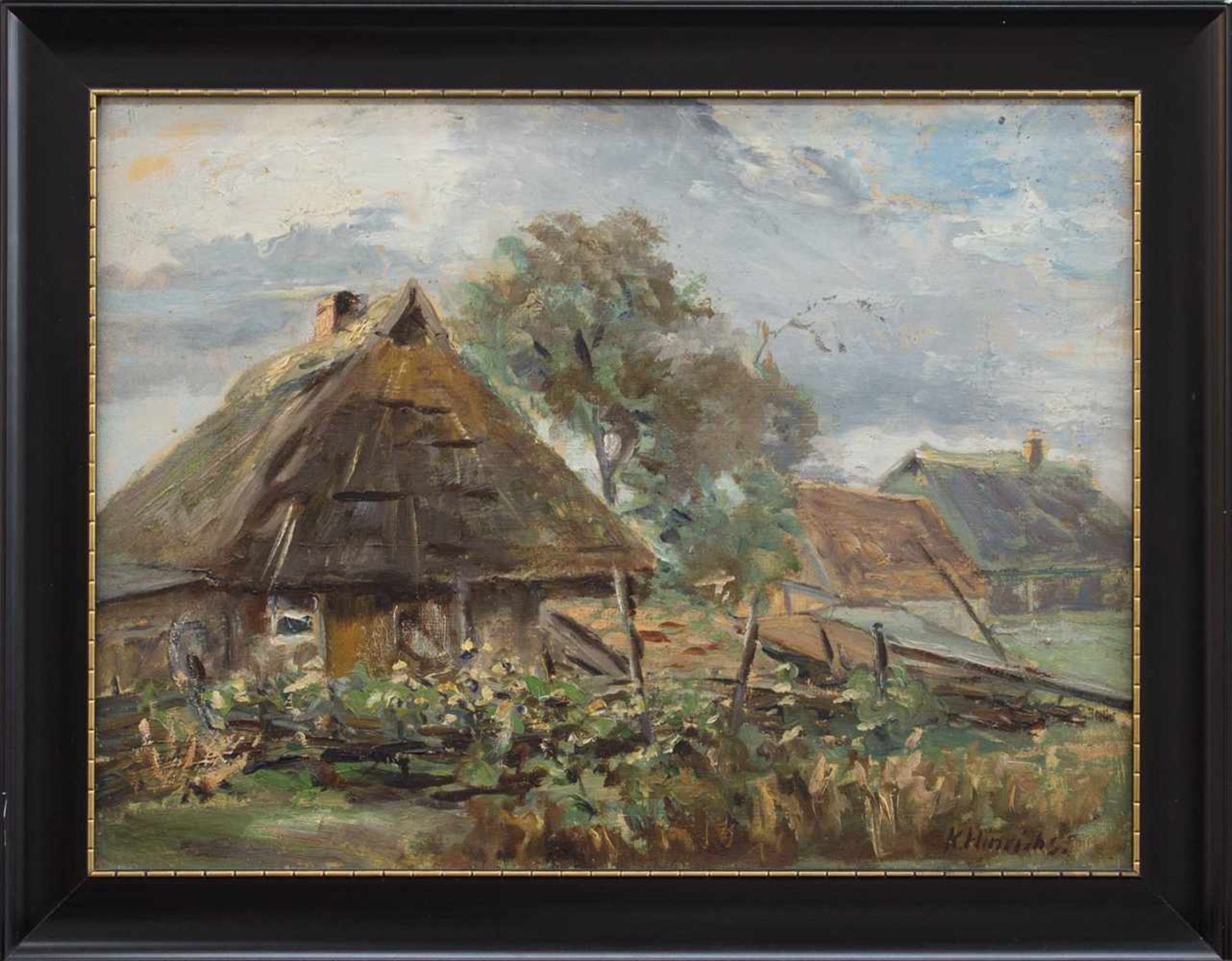 Karl Hinrichs(Nürnberg 1903 -1990 Schwerin, Landschafts- u. Stilllebenmaler, Std. a.d. AK Berlin, in