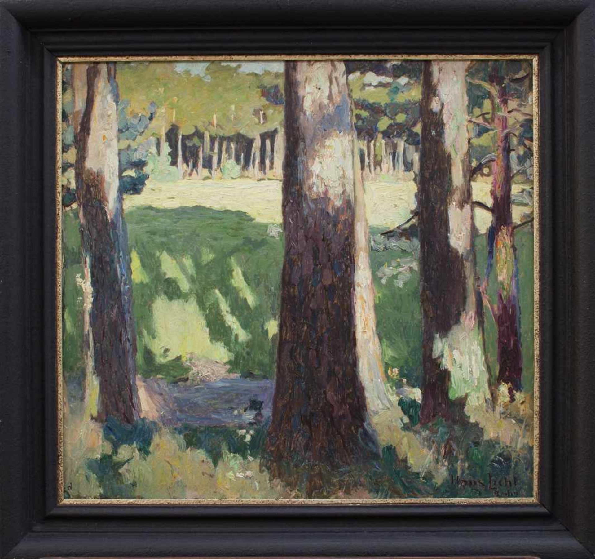 Hans Licht(Berlin 1876 - 1935 ebenda, deutscher Landschaftsmaler, Std. a.d. AK Berlin,