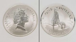 1 DollarAustralien 1996, Kanguru, 1 Unce Feinsilber, PP