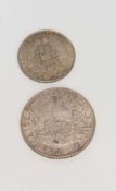 LotFrankreich 50 Centimes 1882/ 1 France 1895, Silber