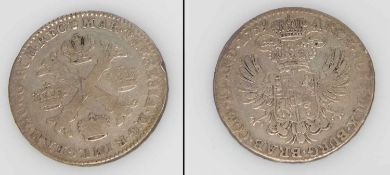 1/2 TalerÖsterreich 1759, unter Marie Theresia, Silber