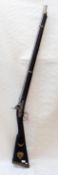 Perkussionsgewehr19. Jh., sogen. Bauerngewehr, L. 113 cm