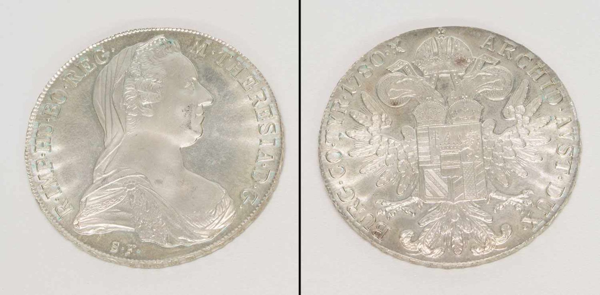 TheresientalerÖsterreich 1780, Marie Theresia, Silber