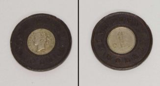 One Penny ModelGroßbritannien 1844, Königin Victoria