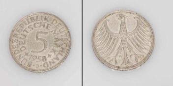 5 DMBRD 1958 J., Adler, vzgl.