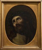 Guido Reni (nach)(Bologna 1575 - 1642 ebenda)Christus mit der DornenkroneÖl/ Leinwand, 49 x 40 cm,