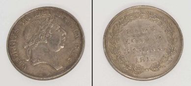 Token/ 3 SchillingEngland 1813, Georg III., G. 14,78g