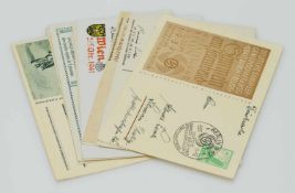 10 PostkartenIII. Reich, Propagandapostkarten mit Sonderstempeln