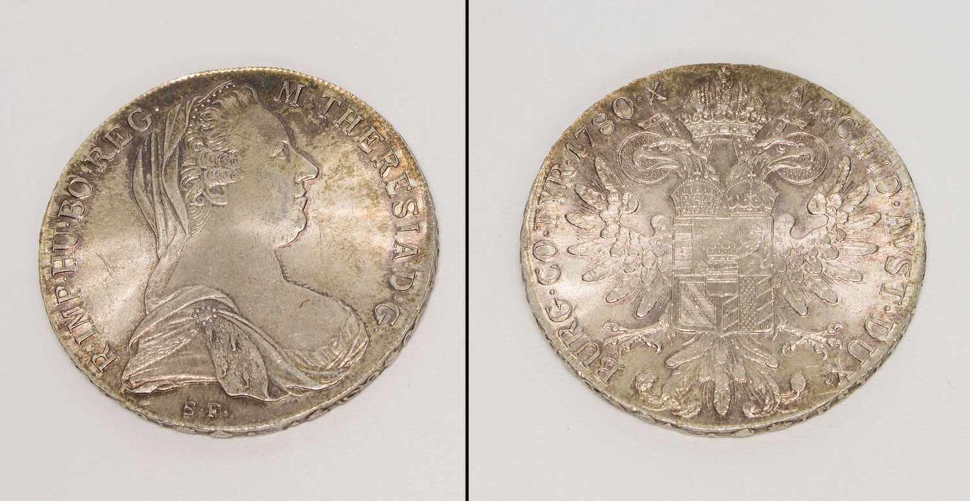 TheresientalerÖsterreich 1780, Marie Theresia, Silber