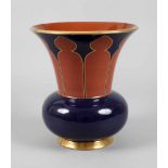 Cadinen Vase um 1915, Prägemarke, Stempel Handmalerei, Modellnummer 4391, Dekorstempel 62a?,